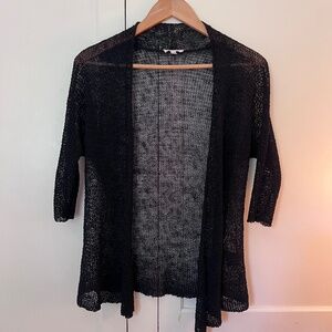 Eileen Fisher black cardigan - small